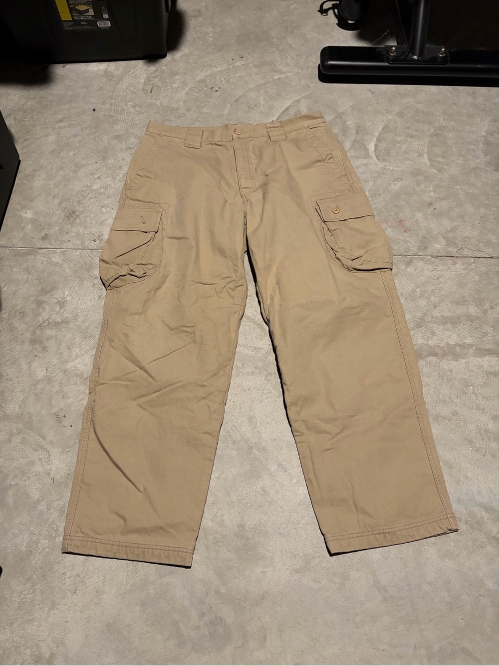 Men's Cargo Pants in Tan - Classic Workwear Style